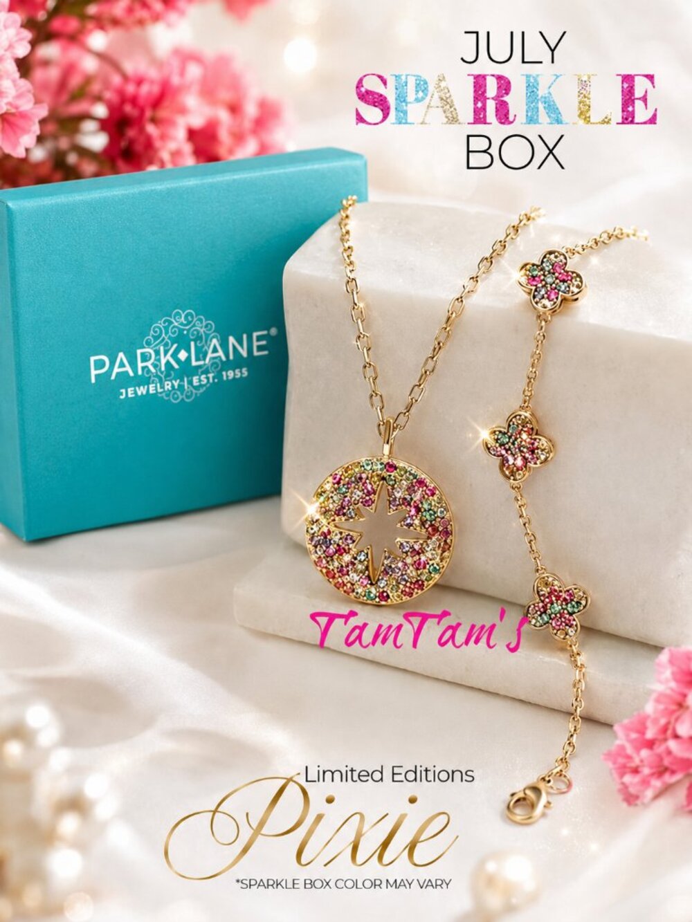 Park Lane SPARKLE BOX July - Necklace & Bracelet NIB - Picture 1 of 4